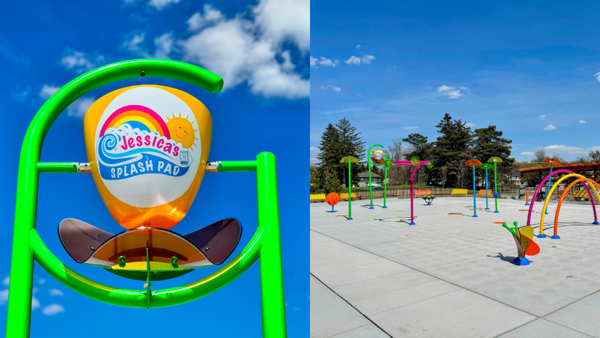 Jessica's Splashpad Now Open!