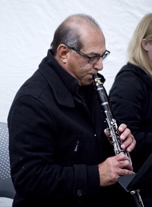 Man playing flute